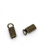 Зажим Пружина 9*5 мм. Цвет бронза